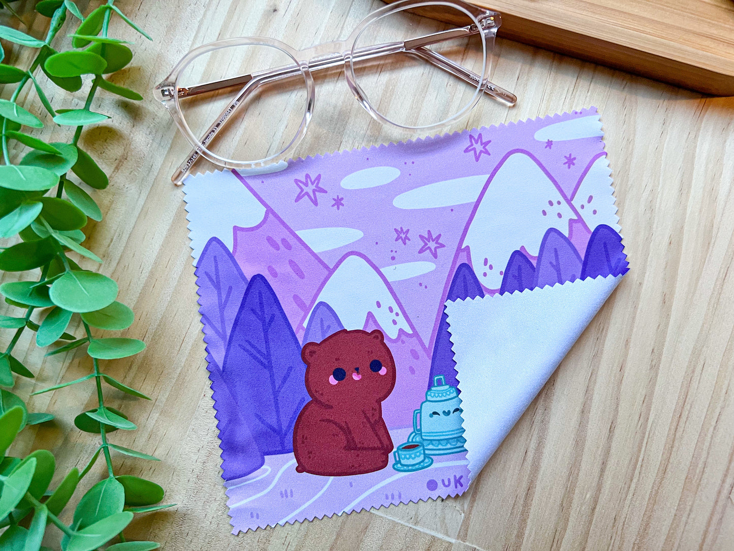 Teddy Bear Picnic Microfibre Cloth | Glasses & Screen Cleaning