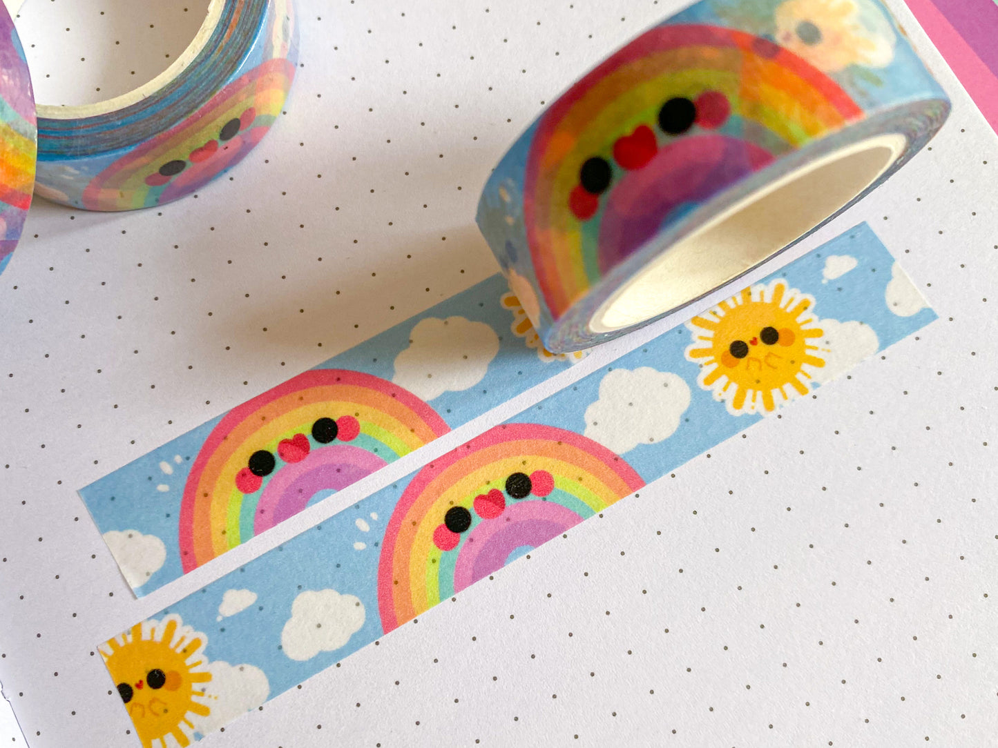 Rainbow Washi Tape | Biodegradable Decorative Tape