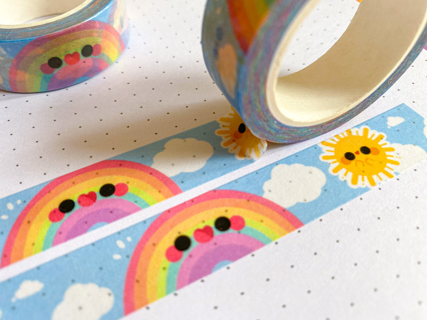 Rainbow Washi Tape | Biodegradable Decorative Tape