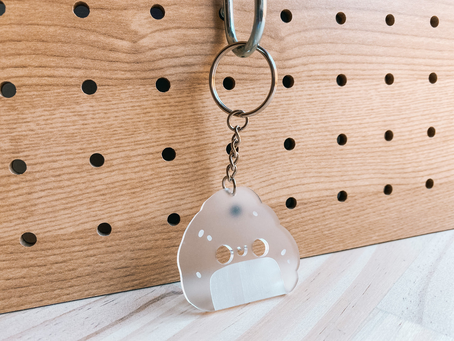 Onigiri Rice Ball Charm | Washi Cutter Acrylic Keychain