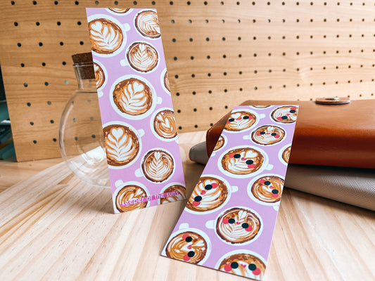 Coffee Lover Bookmark | 400gsm Silky Smooth Velvet-Finish Bookmark