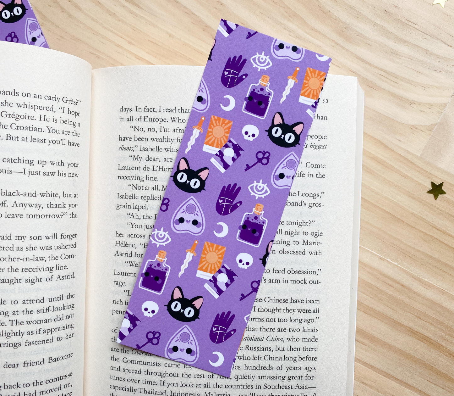 SECONDS Witchy Witchy Bookmark | 400gsm Silky Smooth Velvet-Finish Bookmark
